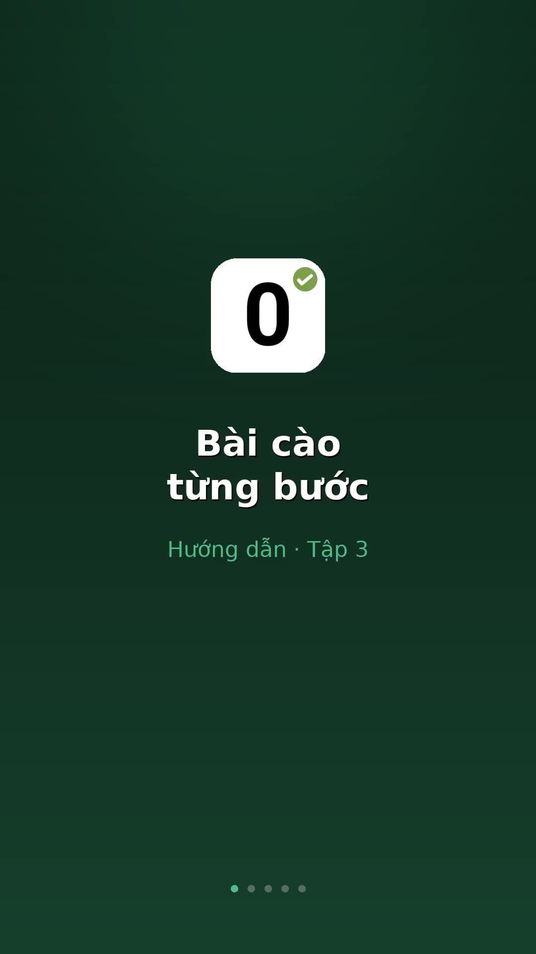 Tập 3 · Chế độ Bài cào